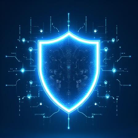 Secure data visualization icon showing locked data points